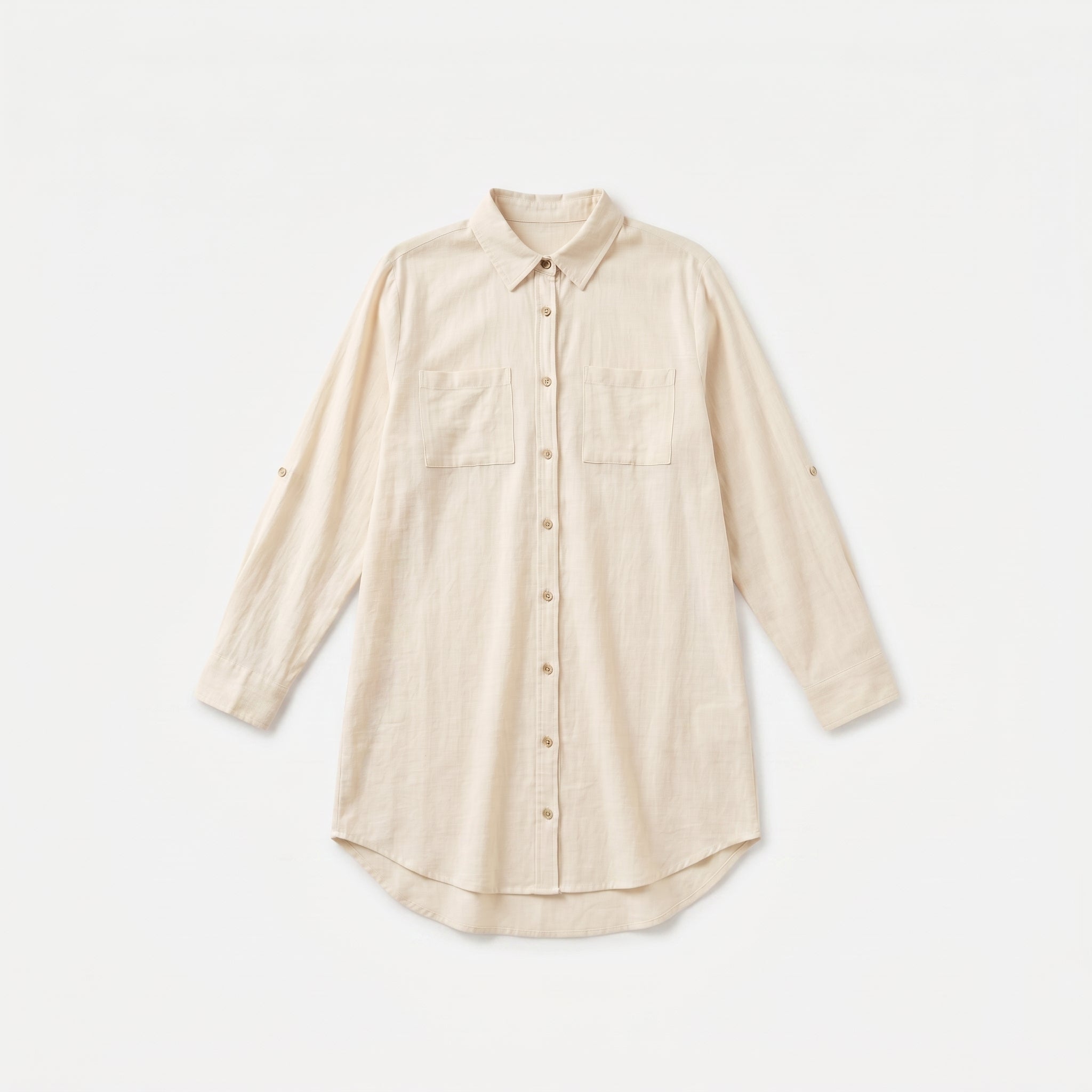 Elena | Women's Oversize Linen Shirt Dress