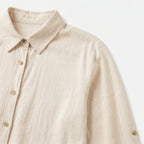 Elena | Women's Oversize Linen Shirt Dress