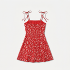 Rosalie | Women's Summer Mini Dress with Floral Print and Tie Straps
