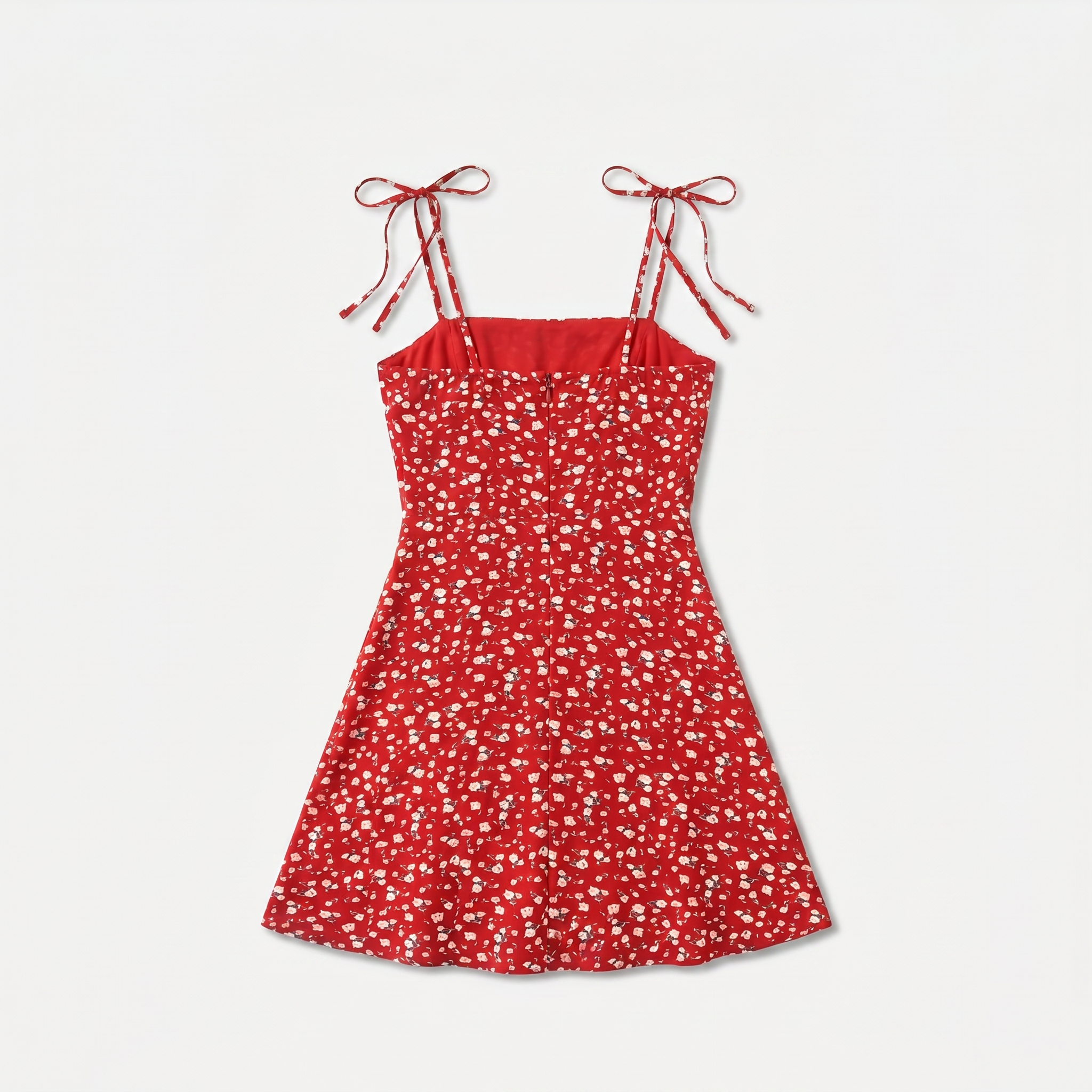 Rosalie | Women's Summer Mini Dress with Floral Print and Tie Straps