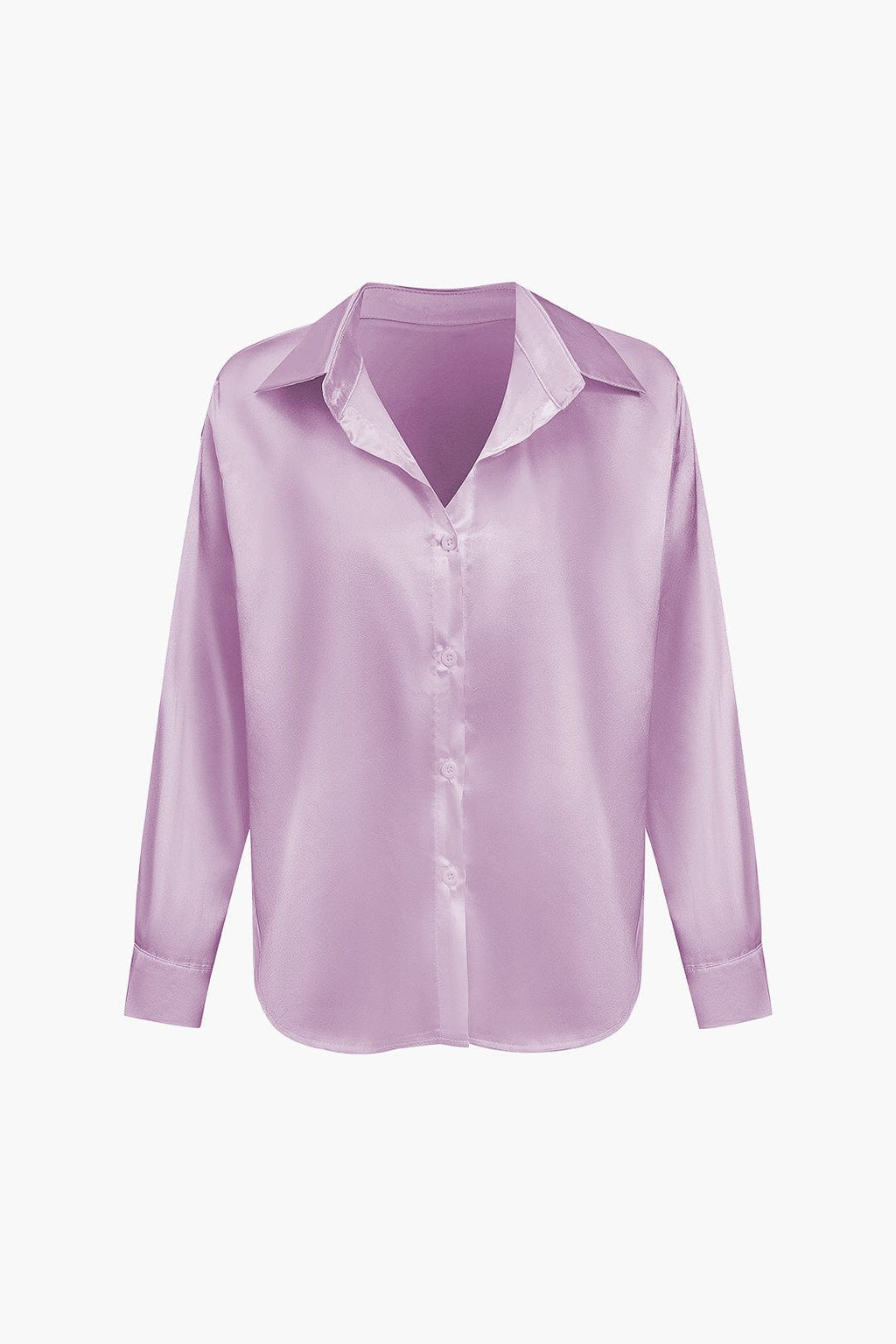 Dobrosława | Camicia elegante da donna in raso con maniche lunghe