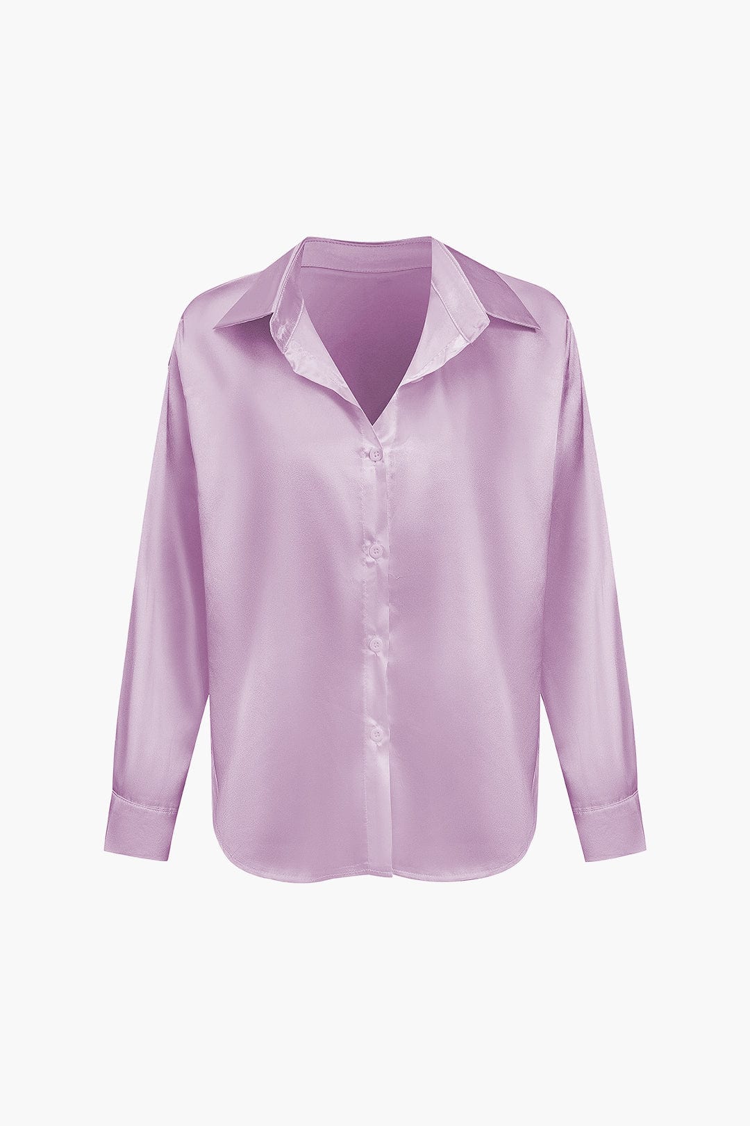 Dobrosława | Camicia elegante da donna in raso con maniche lunghe