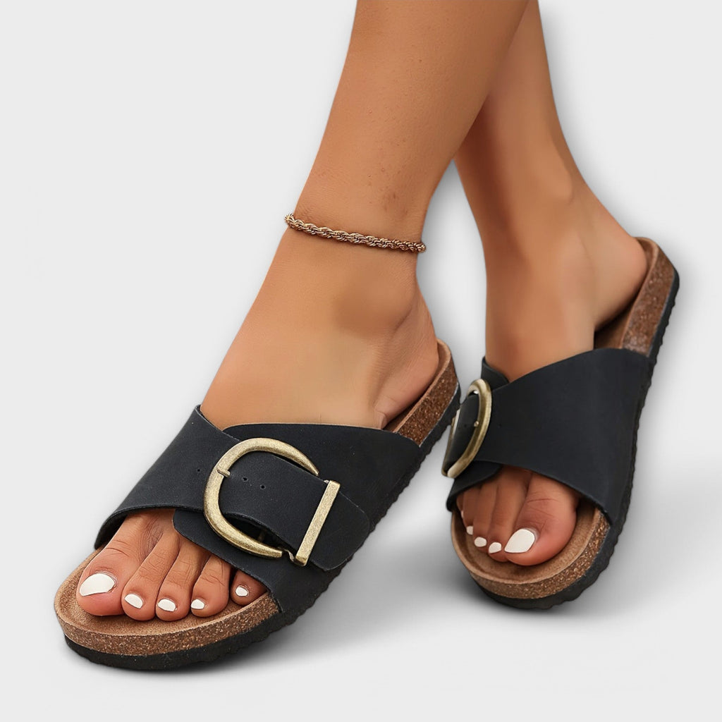 Solviera | Ciabatte Estive Donna con Fibbia Casual