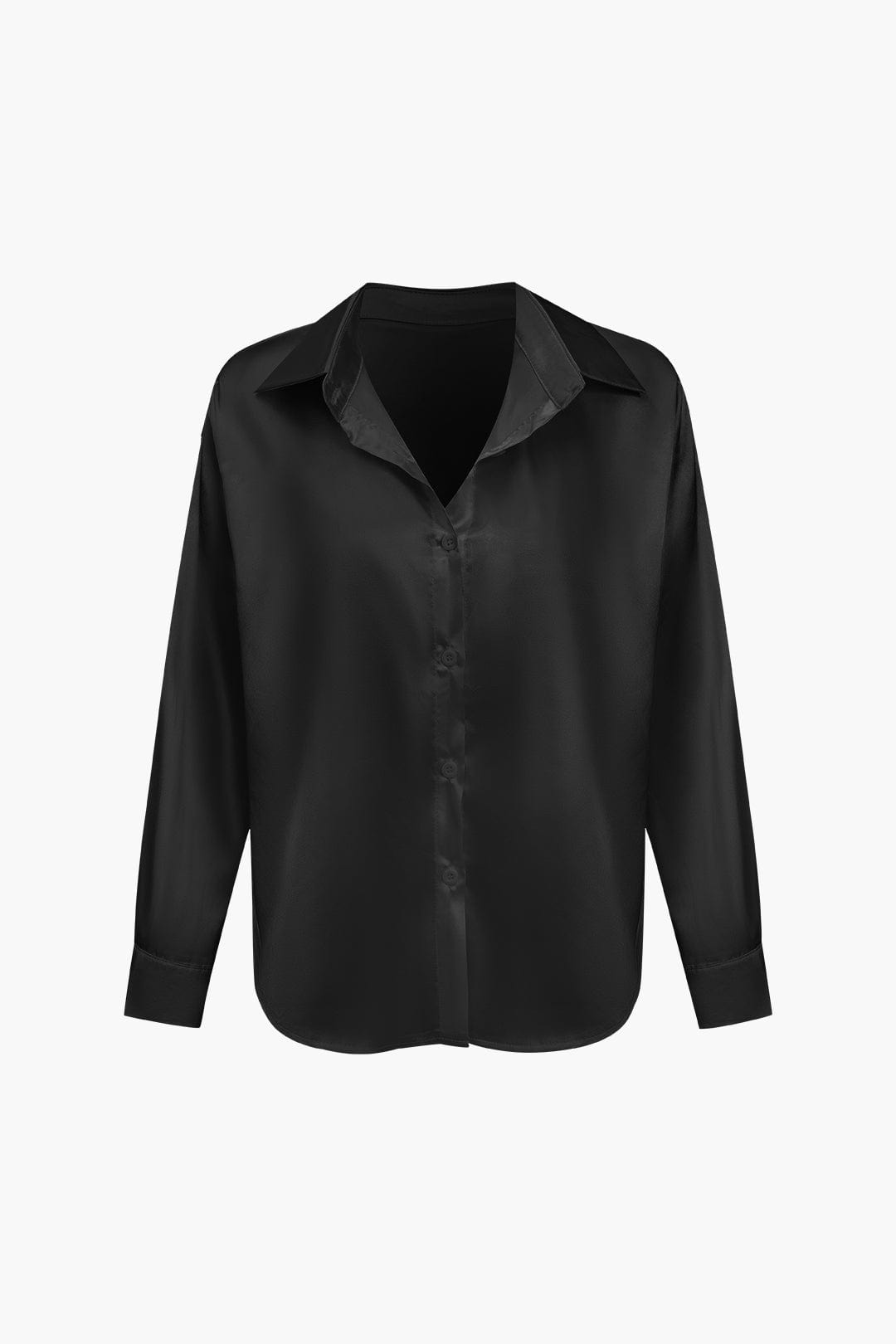 Dobrosława | Camicia elegante da donna in raso con maniche lunghe