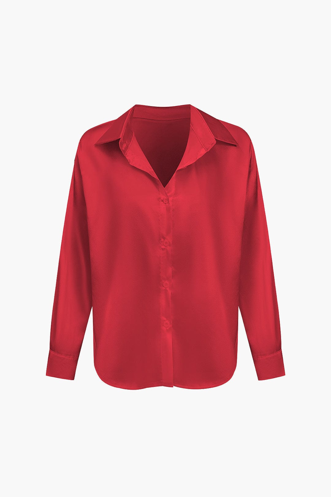 Dobrosława | Camicia elegante da donna in raso con maniche lunghe