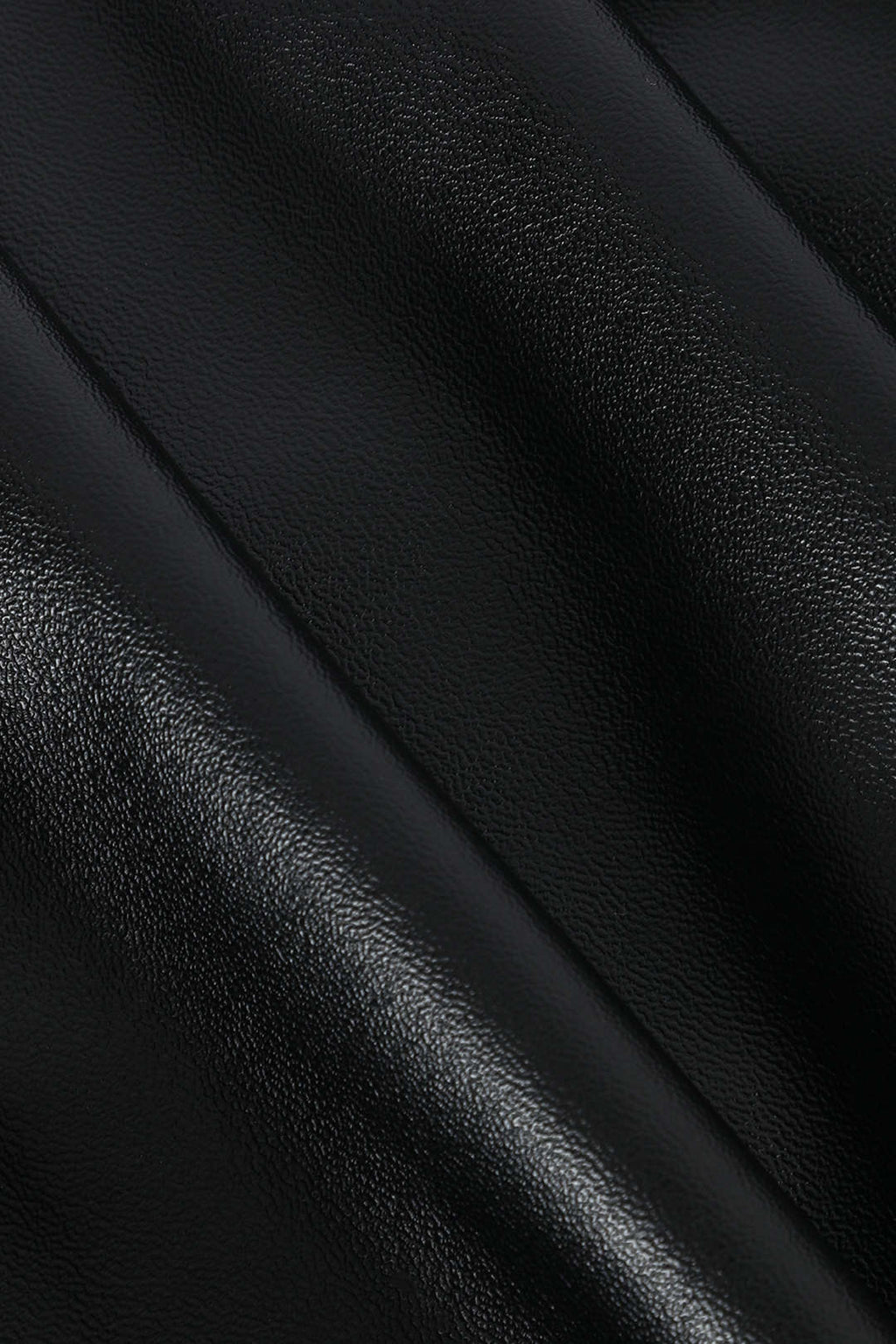 Vivienne | Damska Elegancka Spódnica Midi Z Ekoskóry