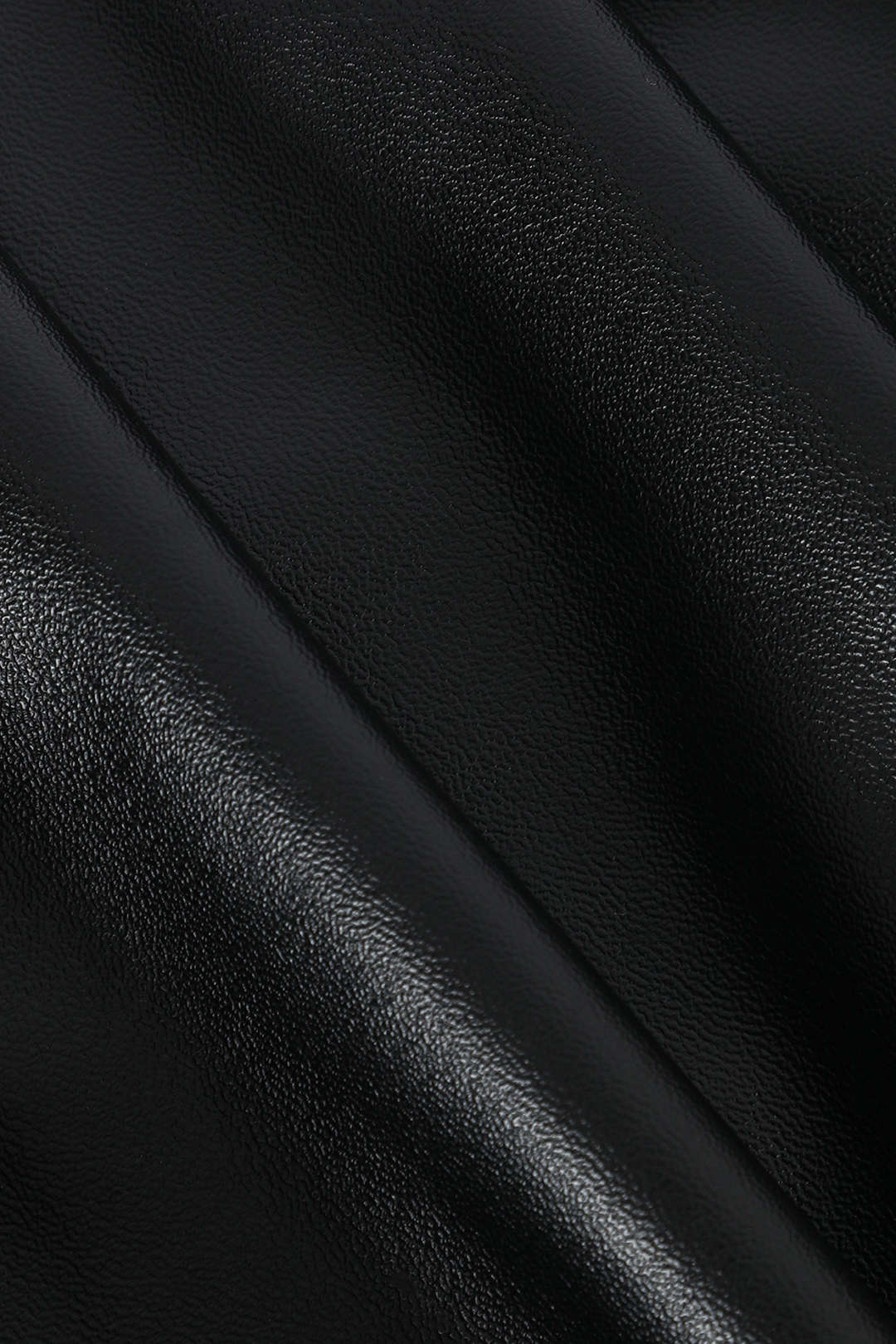 Vivienne | Damska Elegancka Spódnica Midi Z Ekoskóry