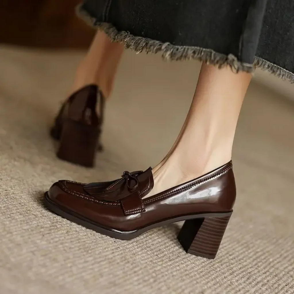 Virella | Mocassino Casual Donna Punta Tonda Tacco