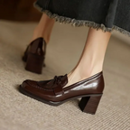 Virella | Mocassino Casual Donna Punta Tonda Tacco
