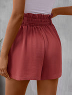 Aurelia | Shorts da donna a vita alta con cintura annodata