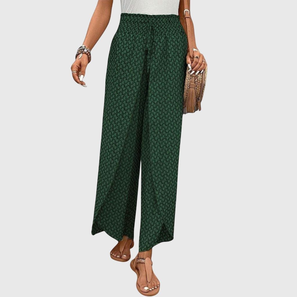 Zanirra | Pantaloni Palazzo Estivi Donna Vita Alta Gamba Larga