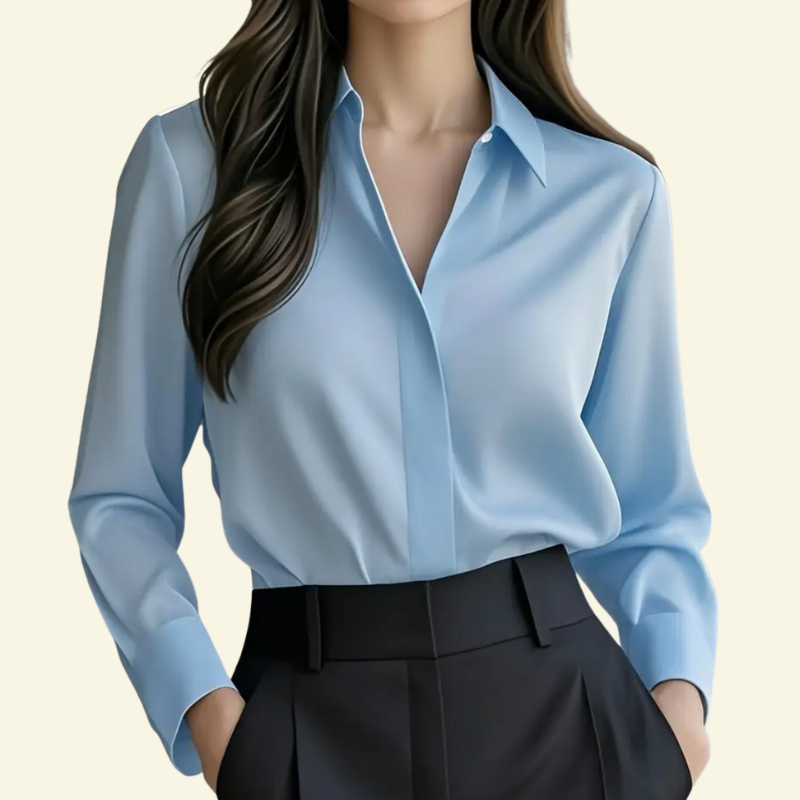 Tatiana | Camicia da donna con maniche lunghe e colletto classico