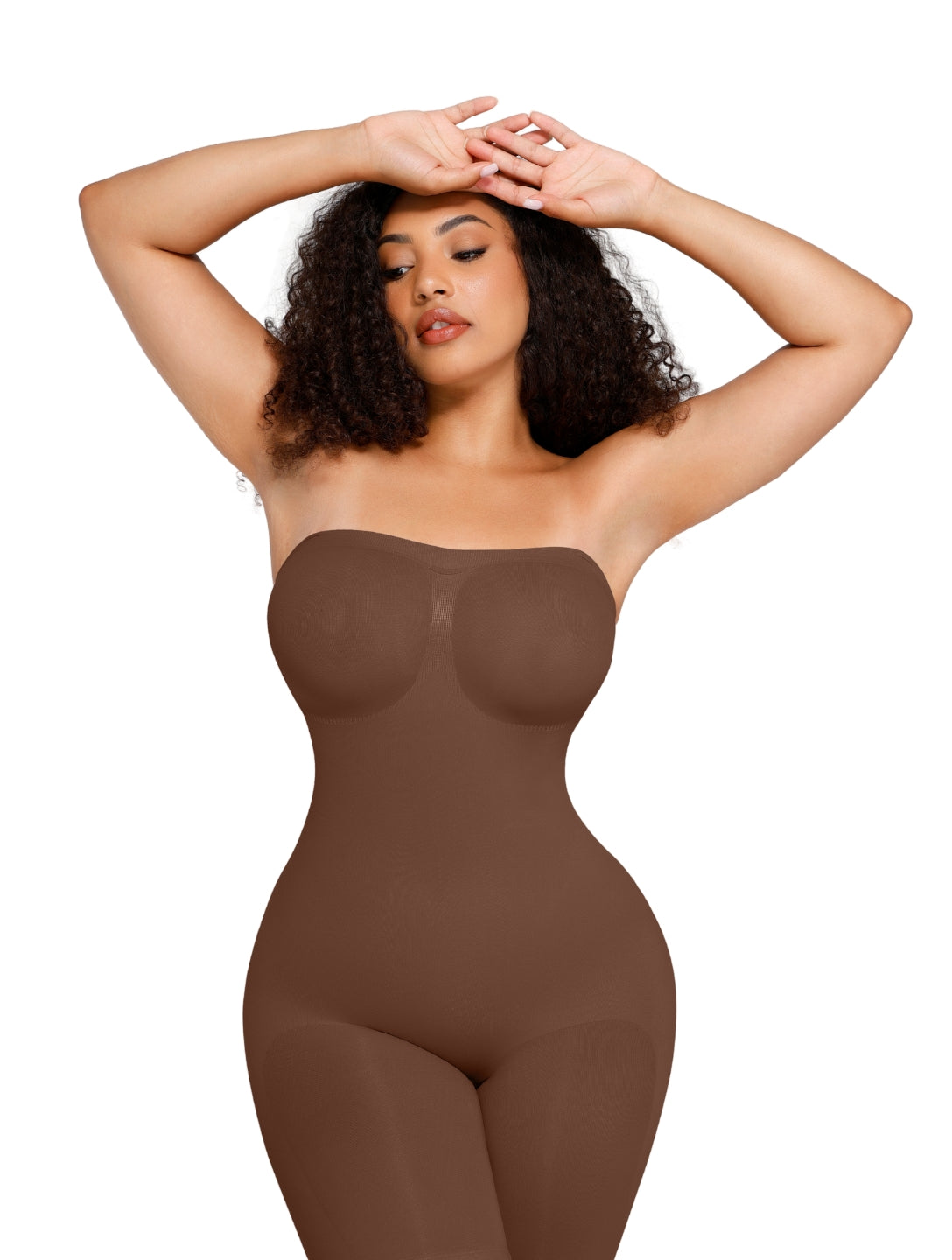 Cora | Modelujące Body Damskie Jednoczęściowe
