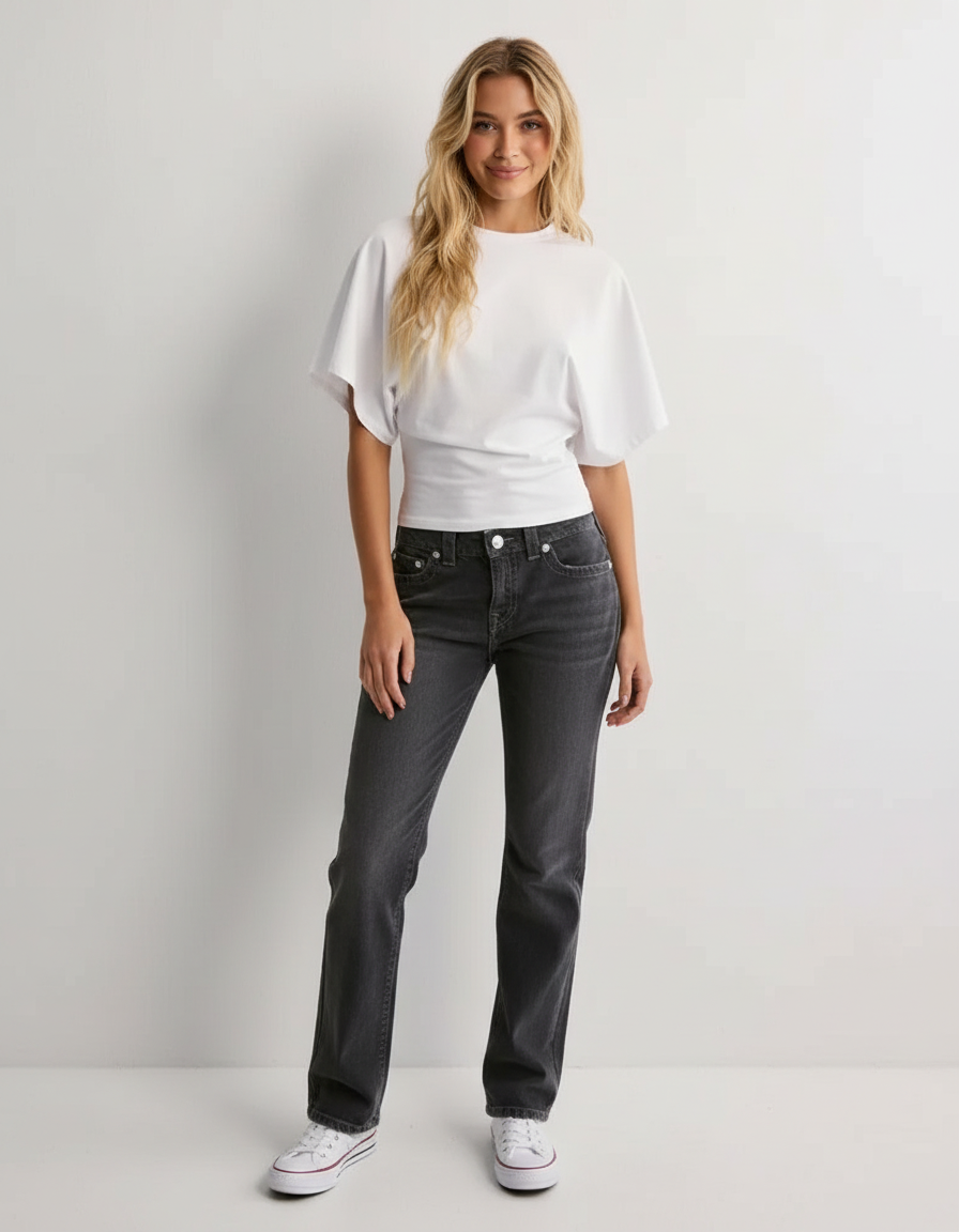 Averil | T-Shirt da Donna con Maniche Dolman e Taglio Largo