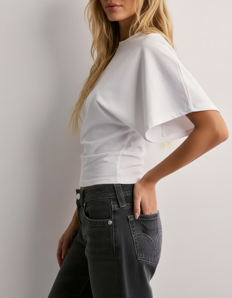 Averil | T-Shirt da Donna con Maniche Dolman e Taglio Largo