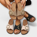 Solviera | Ciabatte Estive Donna con Fibbia Casual