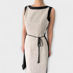 Anna | Abito Maxi Casual da Donna senza Maniche con Cintura