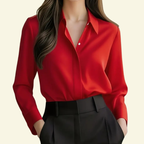 Tatiana | Camicia da donna con maniche lunghe e colletto classico