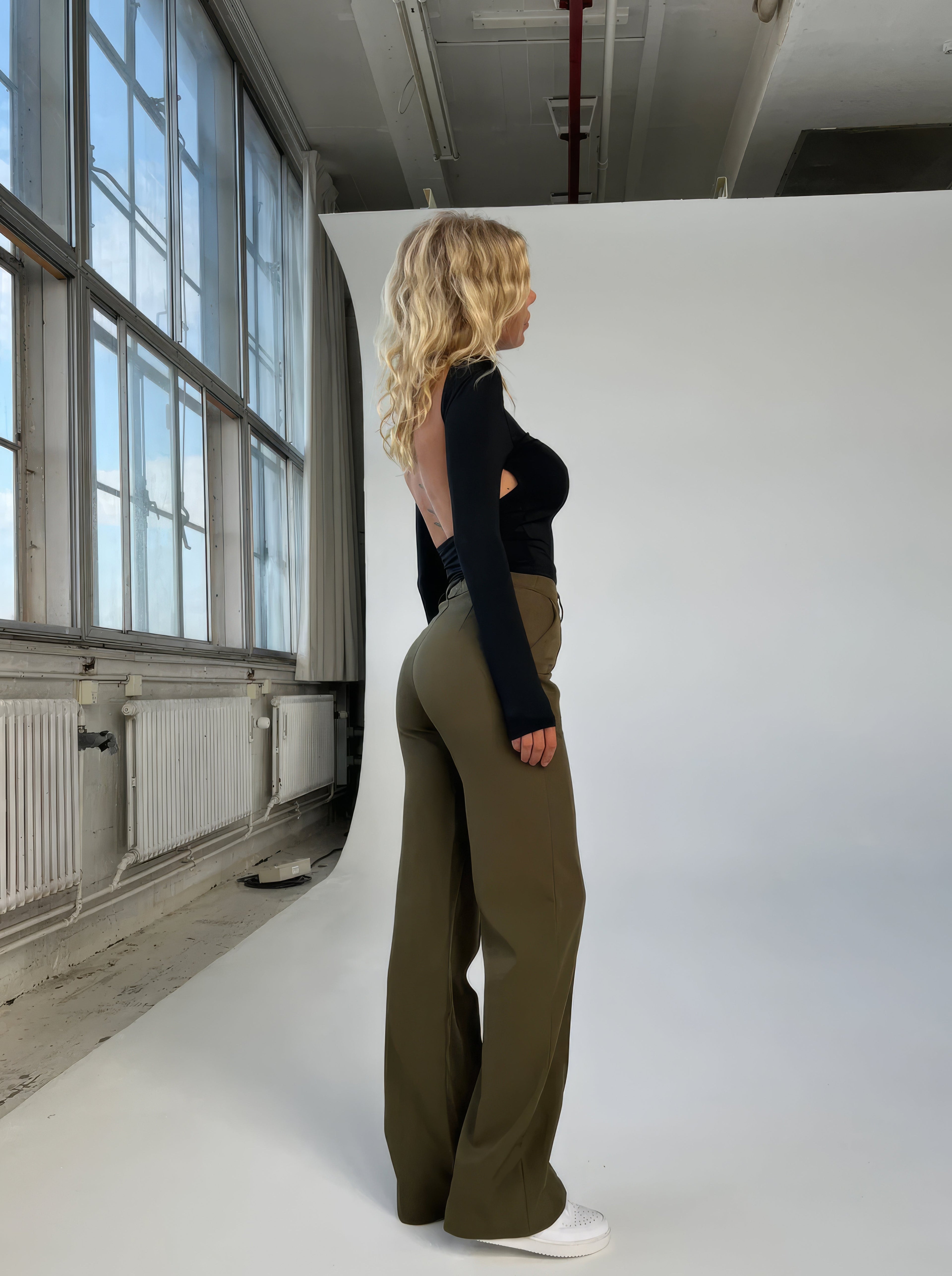 Elvoria | Women's Elegant Straight Pants for Work