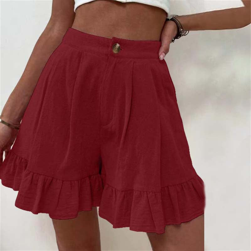 Serelune | Pantaloncini Estivi da Donna con Volant