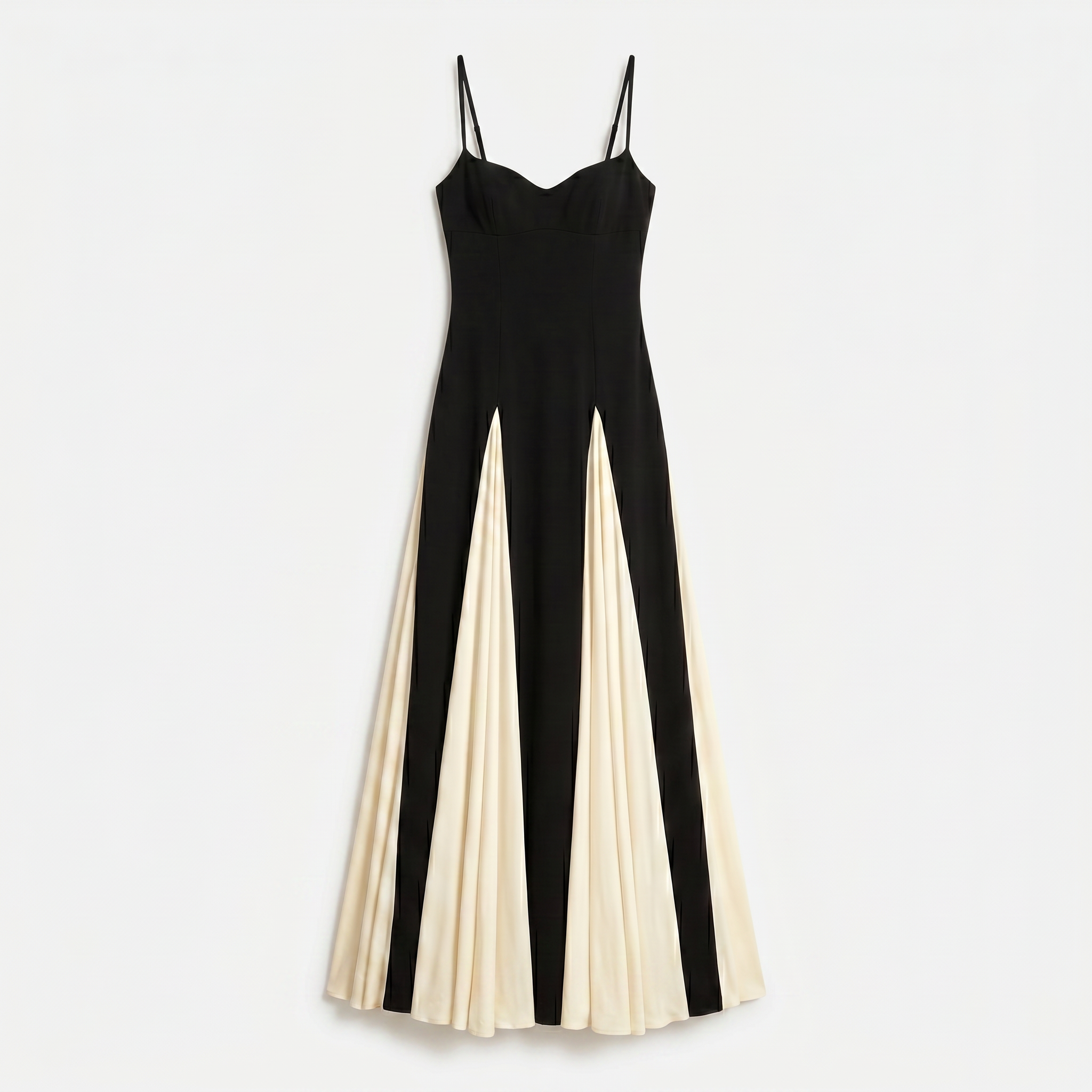 Celestine | Women's Maxi Dress with Straps and Contrast Panels