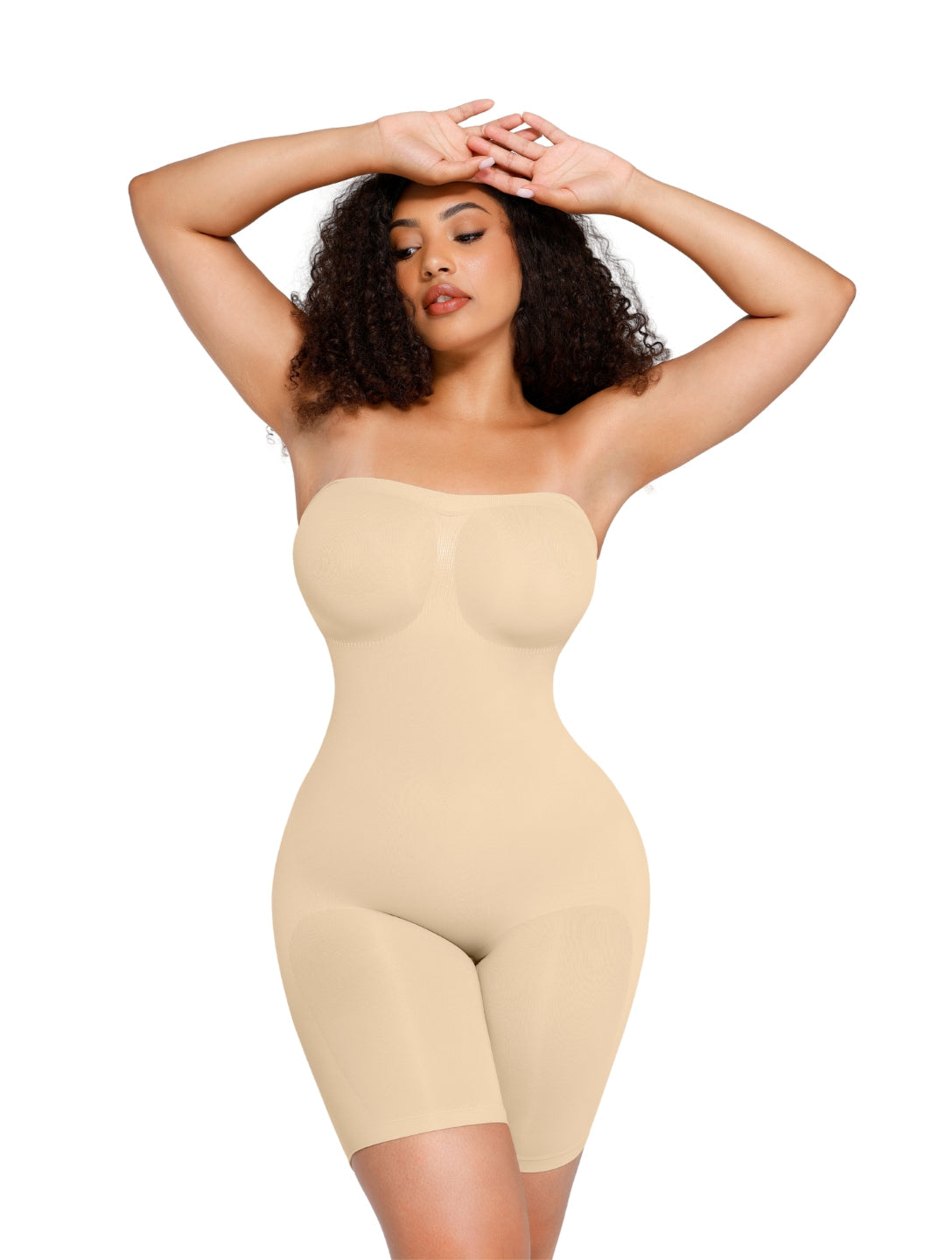 Cora | Modelujące Body Damskie Jednoczęściowe
