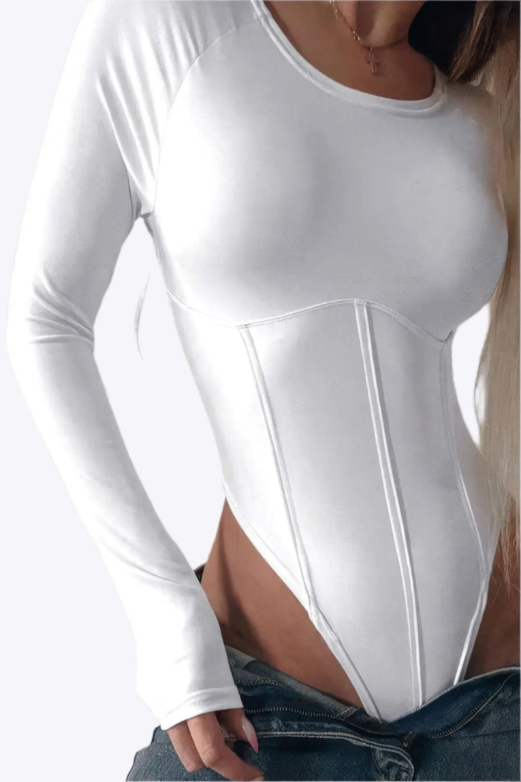 Brielle | Body Modellante da Donna con Maniche Lunghe