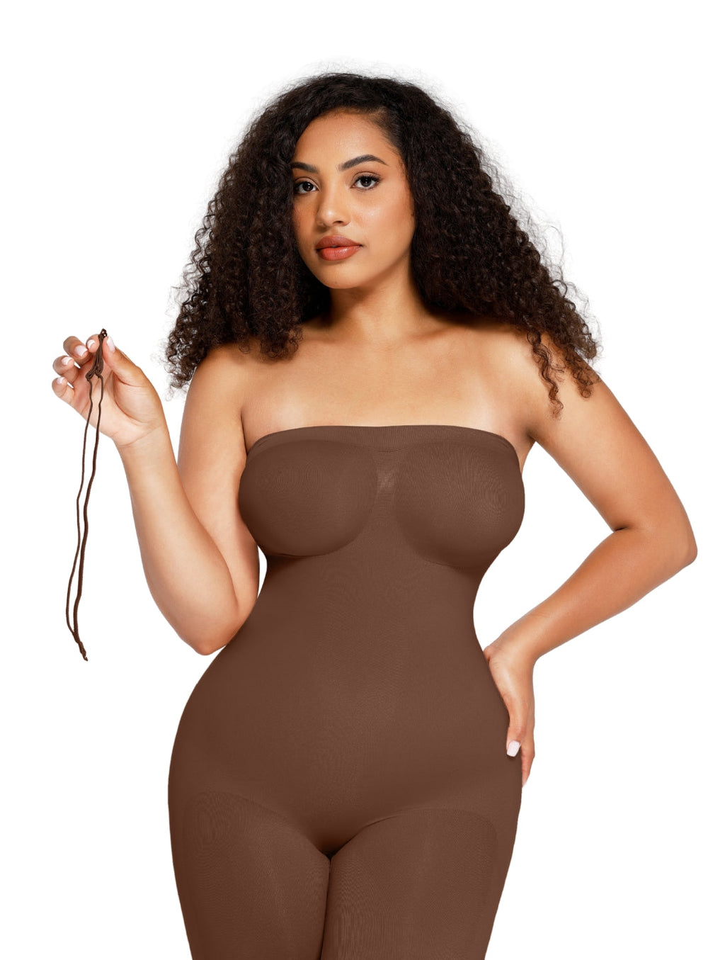 Cora | Modelujące Body Damskie Jednoczęściowe