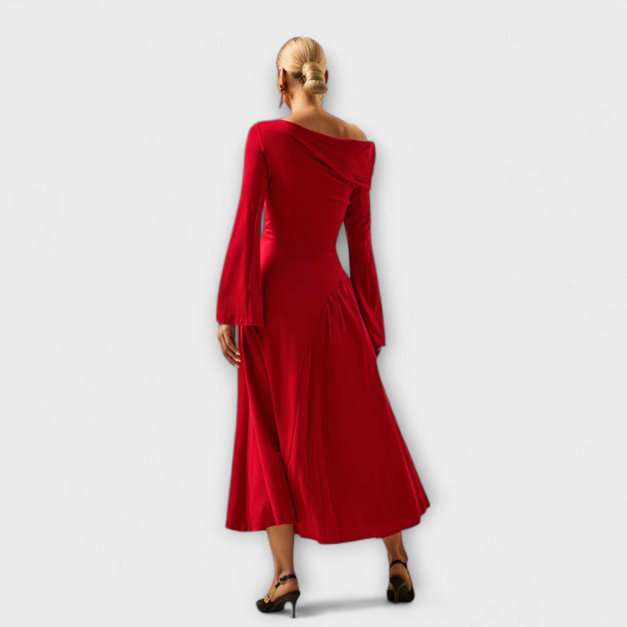 Boena | Abito Midi Estivo Donna con Spalle Scoperte