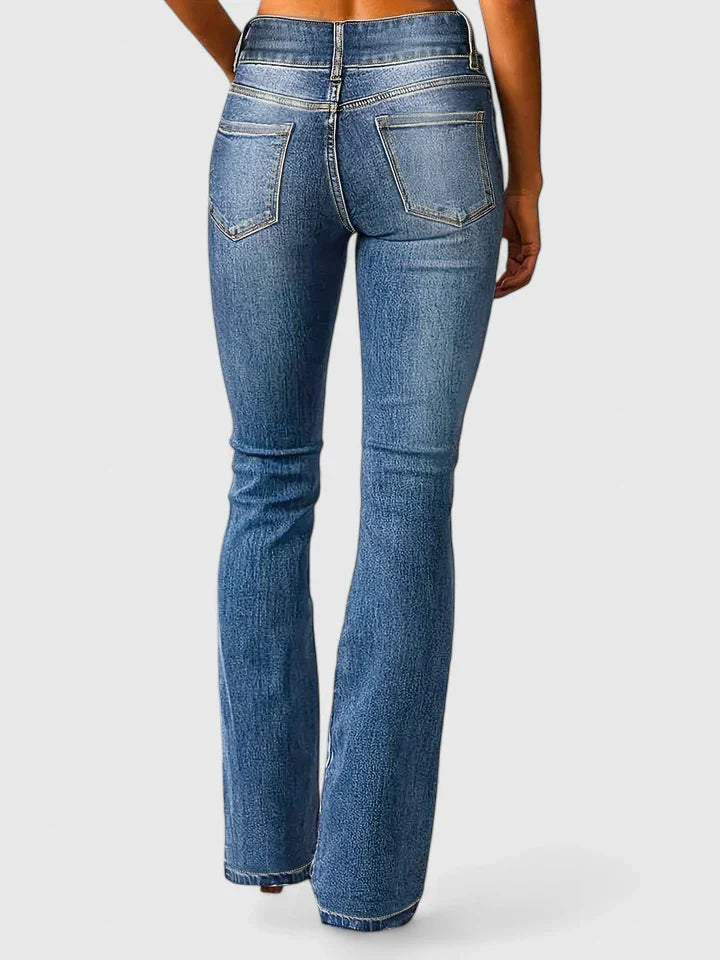 Colette | Jeans da donna a vita alta con gamba svasata