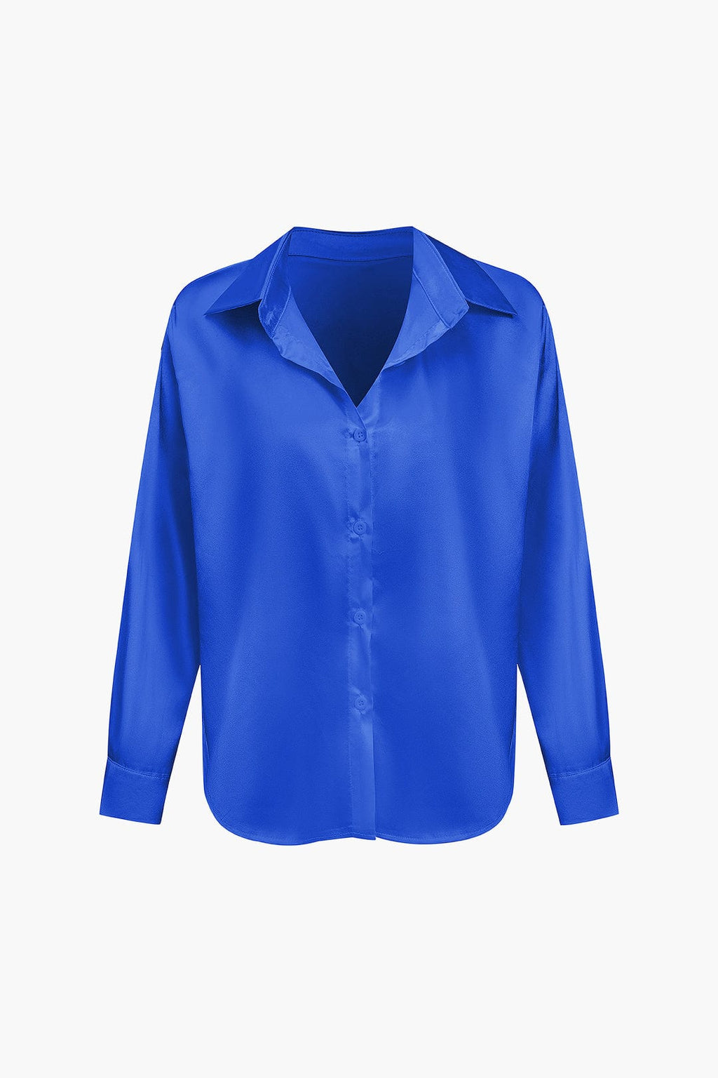 Dobrosława | Camicia elegante da donna in raso con maniche lunghe