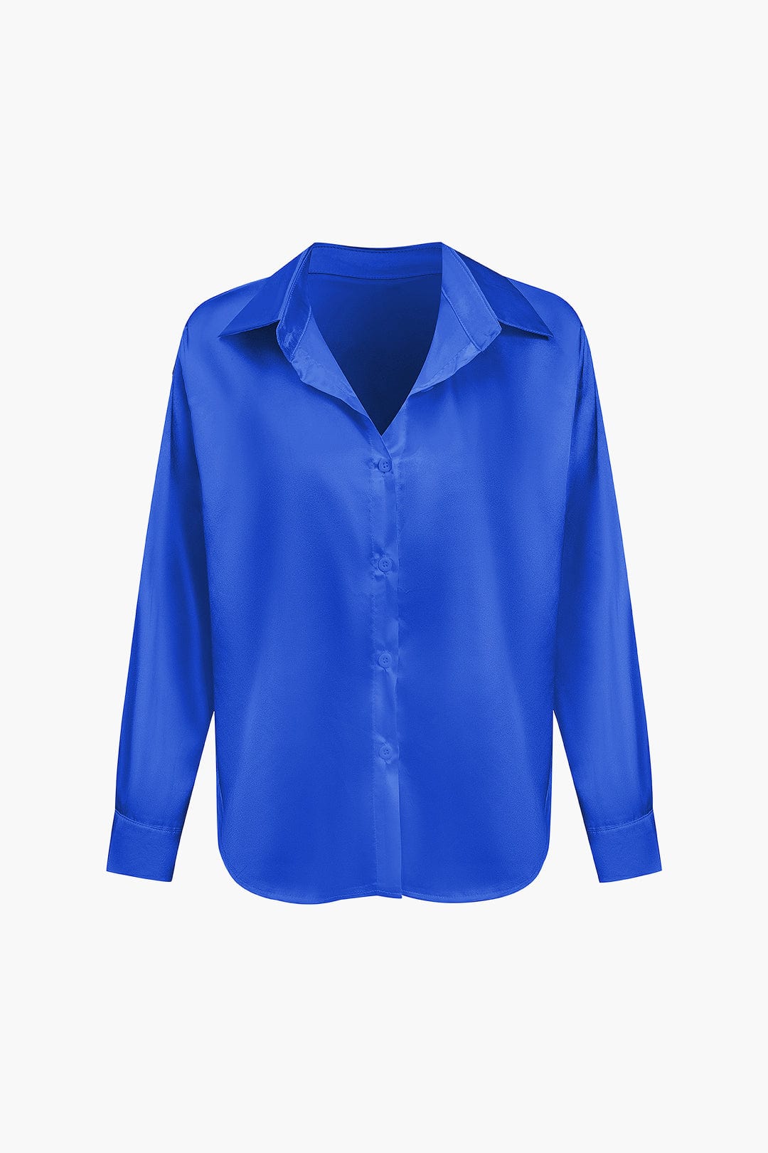 Dobrosława | Camicia elegante da donna in raso con maniche lunghe