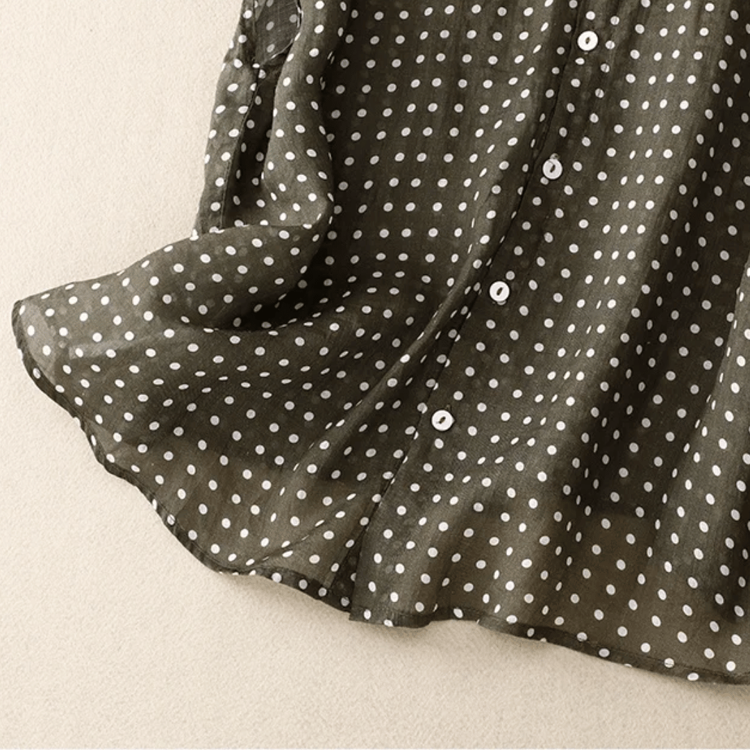 Haniya | Blusa da Donna a Pois con Bottoni