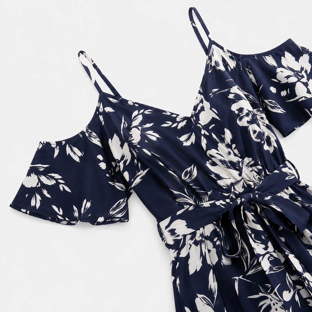 Aurora | Women's Floral Off-Shoulder Maxi Dress with Slit