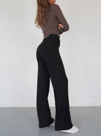 Elvoria | Pantaloni Eleganti Donna Dritti per il Lavoro