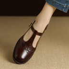 Strivelle | Scarpe Mary Jane Vintage da Donna con Tacco Basso