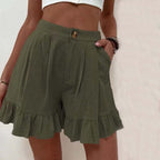 Serelune | Pantaloncini Estivi da Donna con Volant