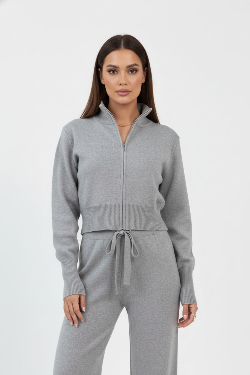 Valerie | Completo donna in maglia con pantaloni larghi