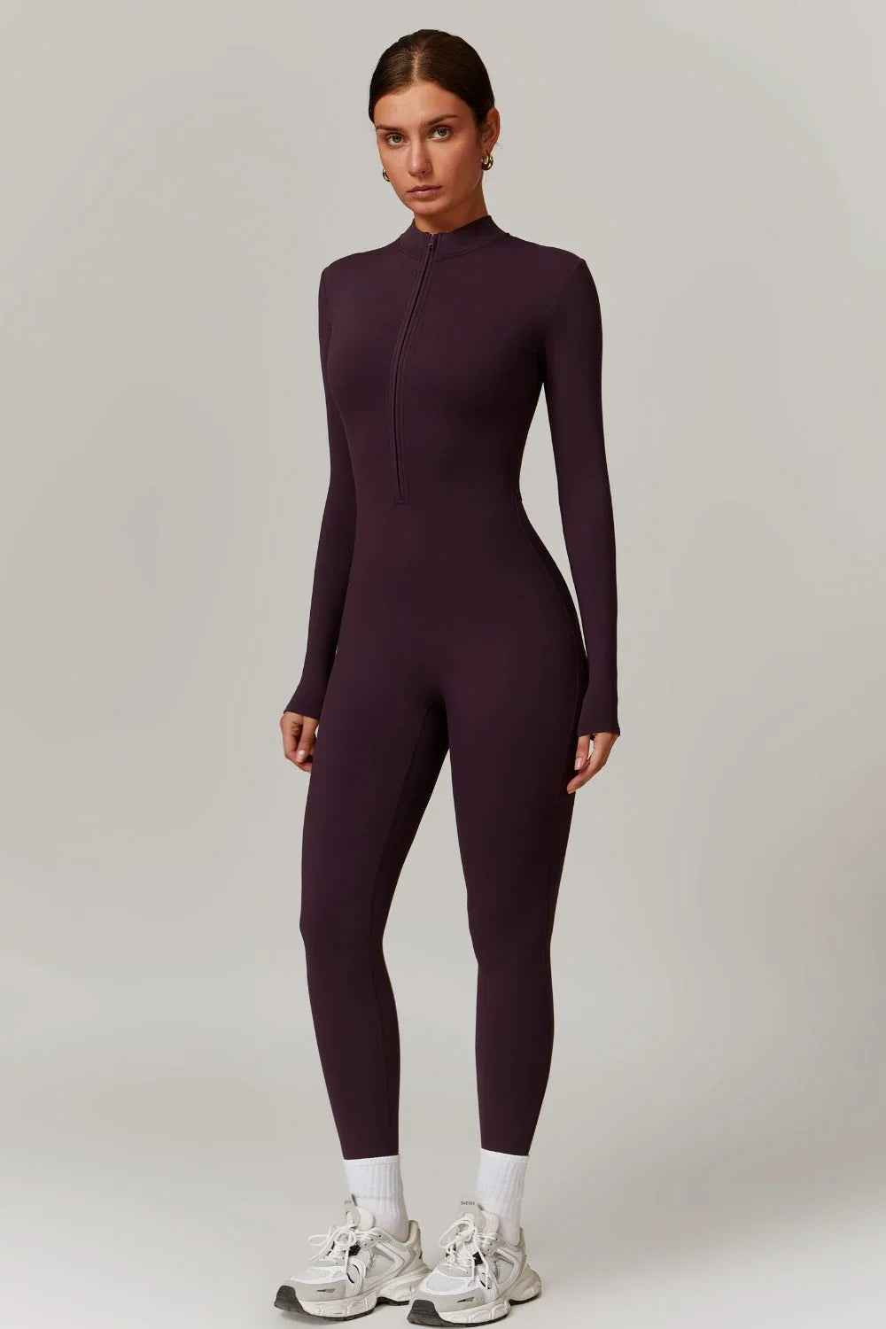 Althea | Tuta Sportiva Donna Attillata con Cerniera e Maniche Lunghe