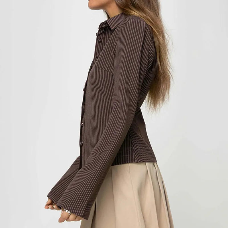 Hayley | Camicetta Vintage da Donna in Stile Elegante Retrò