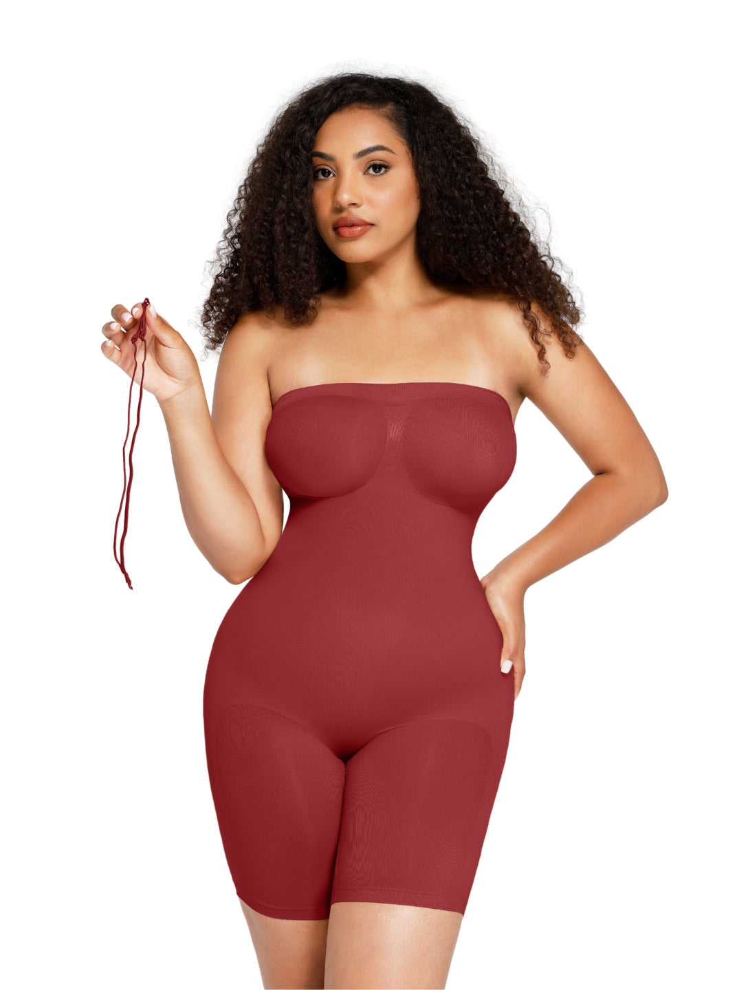 Cora | Modelujące Body Damskie Jednoczęściowe