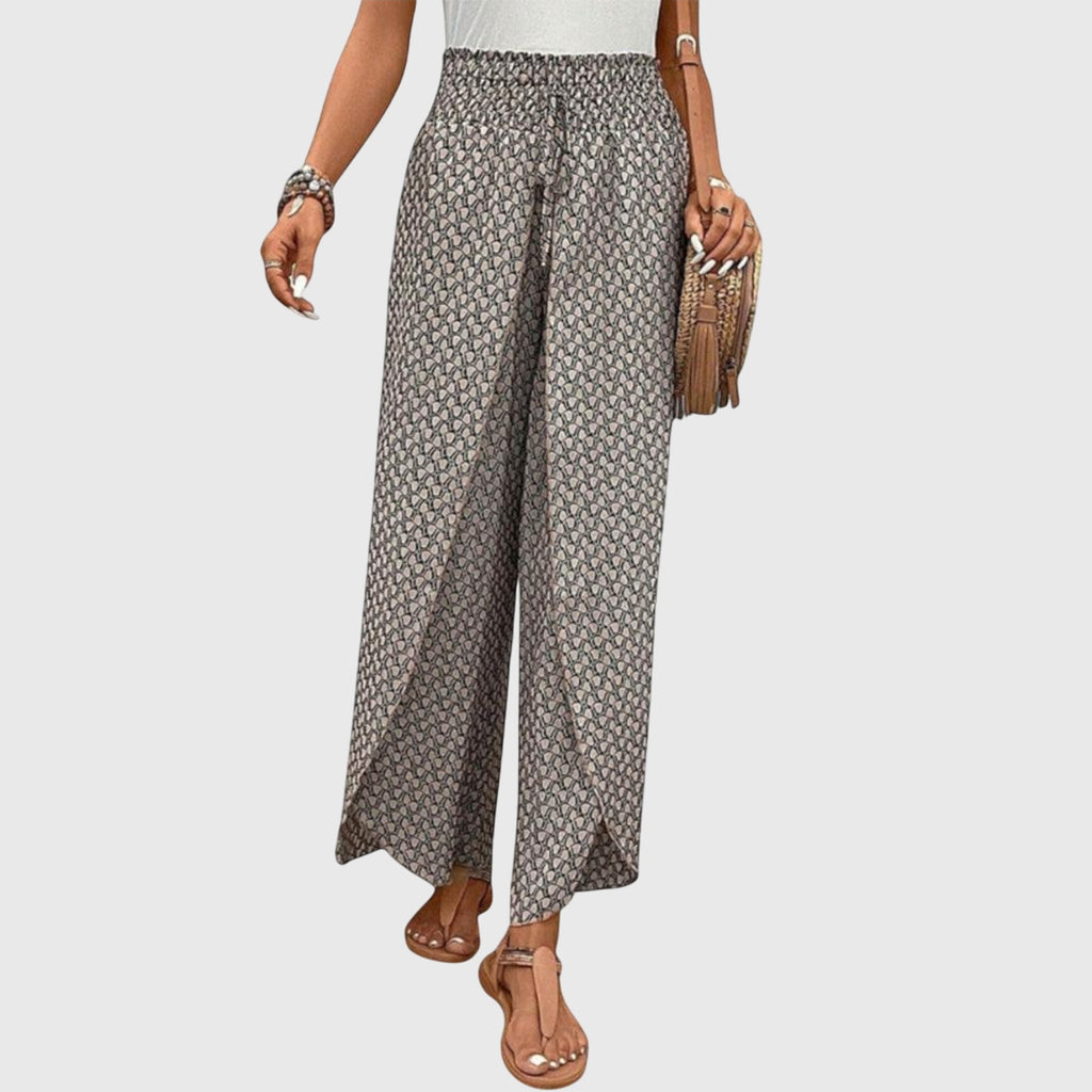 Zanirra | Pantaloni Palazzo Estivi Donna Vita Alta Gamba Larga