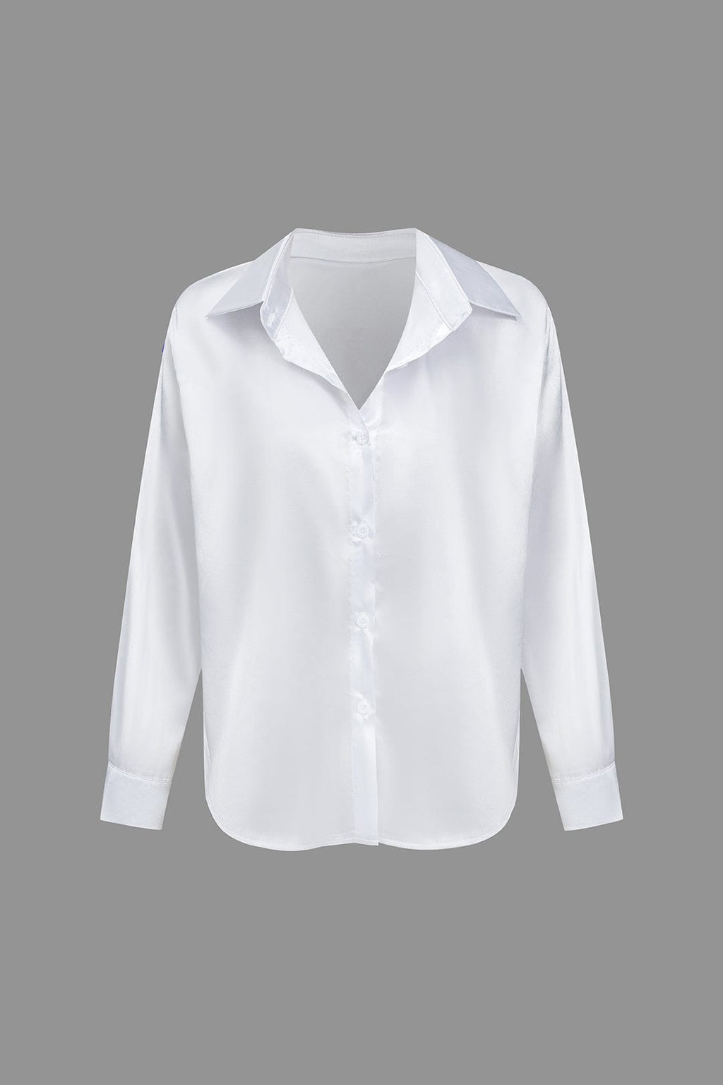 Dobrosława | Camicia elegante da donna in raso con maniche lunghe