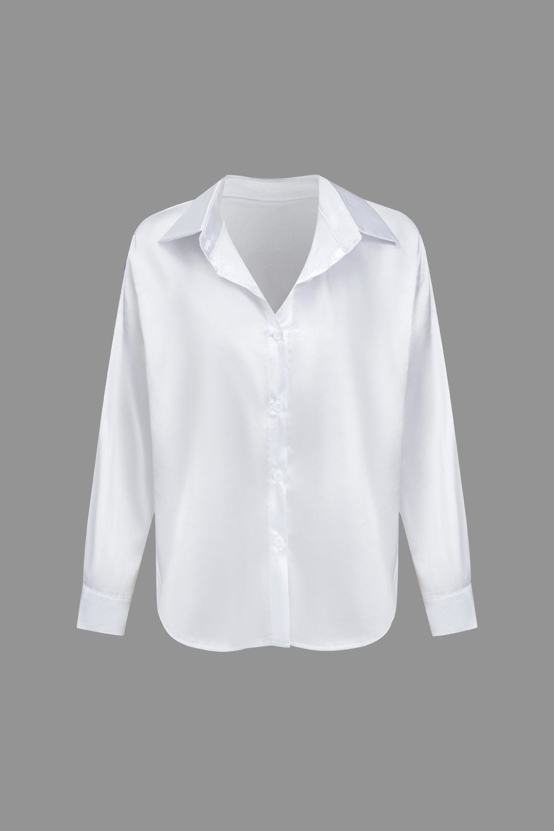 Dobrosława | Camicia elegante da donna in raso con maniche lunghe