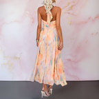 Solmira | Abito Estivo Maxi Donna Leggero con Scollo Halter