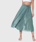 Lunara | Gonna Midi Elegante Donna Portafoglio Leggera