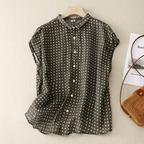 Haniya | Blusa da Donna a Pois con Bottoni