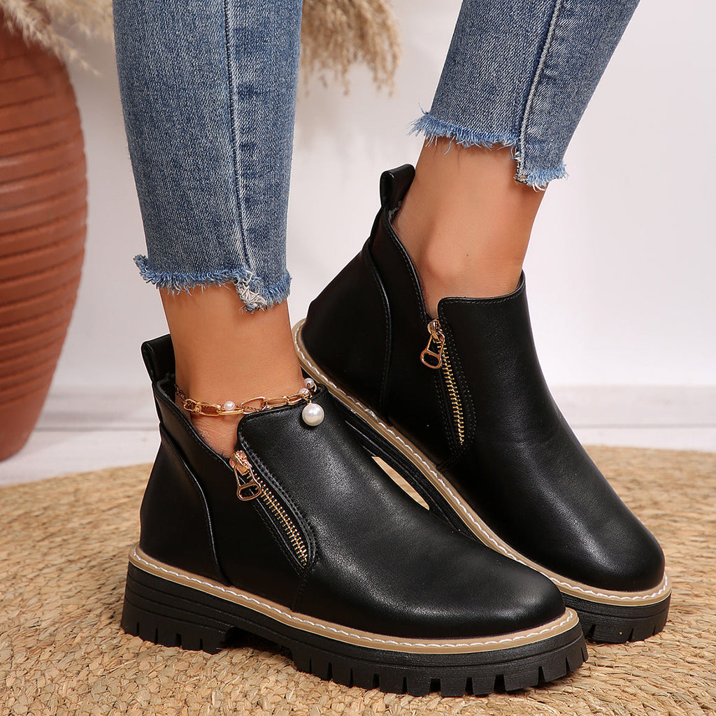 Marceline | Stivaletti eleganti da donna con cerniera