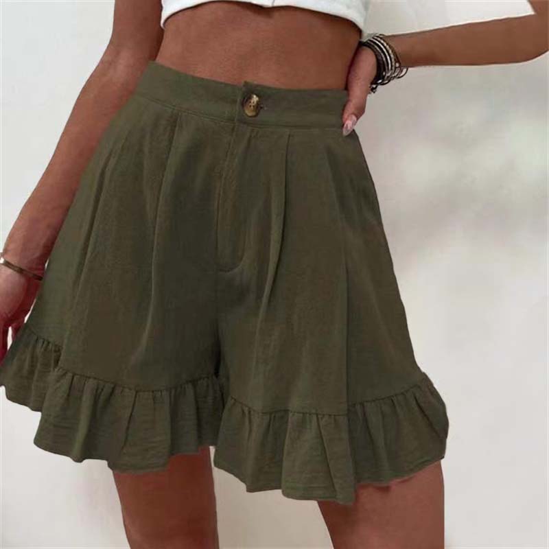 Serelune | Pantaloncini Estivi da Donna con Volant