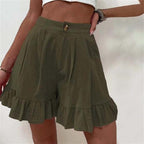 Serelune | Pantaloncini Estivi da Donna con Volant